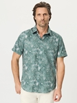 Emerald Vault Short Sleeve Button Down Men's Shirt | Robert Graham Short Sleeves Shirts Collection | Sam's Tailoring Fine Men Clothing