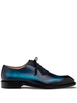 Blue Bretton Wholecut Multi Tone Men's Oxford | Mezlan Lace Ups Shoes Collection | Sam's Tailoring Fine Men's Clothing