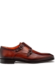 Cognac/Rust Berkshire Double Monk Strap Men's Shoe | Mezlan Monk Strap Shoes Collection | Sam's Tailoring Fine Men's Clothing