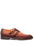 Sport Cascade Suede Double Monk Strap Men Shoe | Mezlan Monk Strap Shoes Collection | Sam's Tailoring Fine Men's Clothing