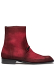 Wine Mystic Suede Ornament Men's Dress Boot | Mezlan Boots Collection | Sam's Tailoring Fine Men's Clothing