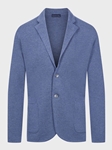 Dark Blue With Two Buttons Men'S Premium Swacket  | Emanuel Berg Swackets Collection | Sam's Tailoring Fine Men Clothing