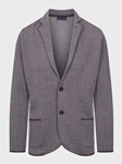Brown With Two Buttons Men'S Premium Jacquard Swacket | Emanuel Berg Swackets Collection | Sam's Tailoring Fine Men Clothing
