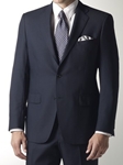 Hart Schaffner Marx Navy Solid Smart Suit 14338981656S - Suits | Sam's Tailoring Fine Men's Clothing