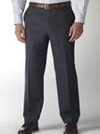 Hart Schaffner Marx Performance Charcoal Flat Front Trouser 545389662881 - Trousers | Sam's Tailoring Fine Men's Clothing