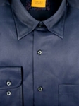 Robert Talbott Navy Sport Shirt LUM30101-42 - View All Shirts | Sam's Tailoring Fine Men's Clothing