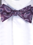 Robert Talbott Purple Classic 'to tie' Bow 001080A-10 - Bow Ties & Sets | Sam's Tailoring Fine Men's Clothing