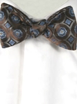 Robert Talbott Brown Classic 'to tie' Bow 001080A-16 - Bow Ties & Sets | Sam's Tailoring Fine Men's Clothing