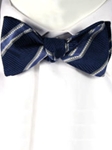 Robert Takbott Navy Classic 'to tie' Bow 001080A-19 - Bow Ties & Sets | Sam's Tailoring Fine Men's Clothing