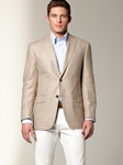 Hart Schaffner Marx Brown Windowpane Sportcoat 803420501326 - Sportcoats | Sam's Tailoring Fine Men's Clothing