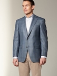 Hart Schaffner Marx Blue Plaid Sportcoat 842336523740 - Sportcoats | Sam's Tailoring Fine Men's Clothing