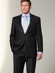Hart Schaffner Marx Dark Navy Solid Suit 198389862068 - Suits | Sam's Tailoring Fine Men's Clothing
