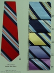 IKE Behar Subway Stripe Blue Tie 3B91-6603 - Fall 2014 Collection Neckwear | Sam's Tailoring Fine Men's Clothing