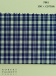 Robert Talbott Blue Check Custom Shirt 7861 - View All Shirts | Sam's Tailoring Fine Men's Clothing