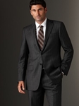 Mahogany Collection Grey Stripe Suit