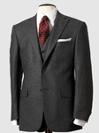 Hart Schaffner Marx 125th Anniversary Grey Flannel Suit 406427949H84 - Suits | Sam's Tailoring Fine Men's Clothing