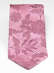 Ted Baker Old Rose with Floral Patterned Striped Silk Tie 1686 - Fall 2014 Collection Ties | Sam's Tailoring Fine Men's Clothing