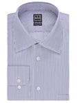 Ike Behar Black Label Regular Fit Stripe Dress Shirt Blue Crystal 28B0736-482 - Spring 2015 Collection Dress Shirts | Sam's Tailoring Fine Men's Clothing