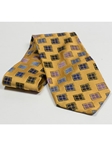 Jhane Barnes Yellow with Geometric Design Silk Tie JLPJBT0066 - Ties or Neckwear | Sam's Tailoring Fine Men's Clothing