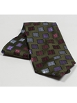 Jhane Barnes Forest Green with Geometric Design Silk Tie JLPJBT0073 - Ties or Neckwear | Sam's Tailoring Fine Men's Clothing