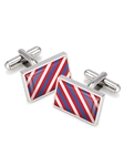 Red, White, & Blue Rep Tie Cufflinks | M-Clip New Cufflinks Collection 2016 | Sams Tailoring