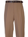 Hickey Freeman Tailored Clothing Tan Tropical Trousers 061-600016 - Trousers or Pants | Sam's Tailoring Fine Men's Clothing