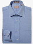 Blue Pinpoint Medium Spread Dress Shirt | Dress Shirts Collection | Sam's Tailoring Fine Men Clothing