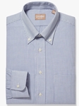 Navy Graph Check Button Down Big & Tall Shirt | Big And Tall Shirts Collection | Fine Men Clothing