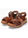 Hazelnut Leather Nubuck Air Relax Women's Sandal | Mephisto Women Sandals | Sam's Tailoring Fine Women's Shoes