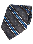 Brown Woven Stripe Men's Silk Tie | Gitman Bros. Ties Collection | Sam's Tailoring Fine Men Clothing
