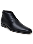 Black Italian Deerskin Axel Men Chelsea Boot | Belvedere Studio Shoes | Sam's Tailoring Fine Men's Clothing