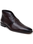 Brown Italian Deerskin Axel Men Chelsea Boot | Belvedere Studio Shoes | Sam's Tailoring Fine Men's Clothing
