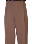 Hickey Freeman Tailored Clothing Tan Gabardine Trousers 604007 - Trousers or Pants | Sam's Tailoring Fine Men's Clothing