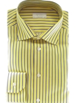 Contemporary Fit: Yellow Stripes Single Cuff Shirt - Eton of Sweden  |  SamsTailoring Clothing