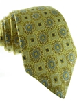 "Platinum" Yellow Gold Medallion Tie