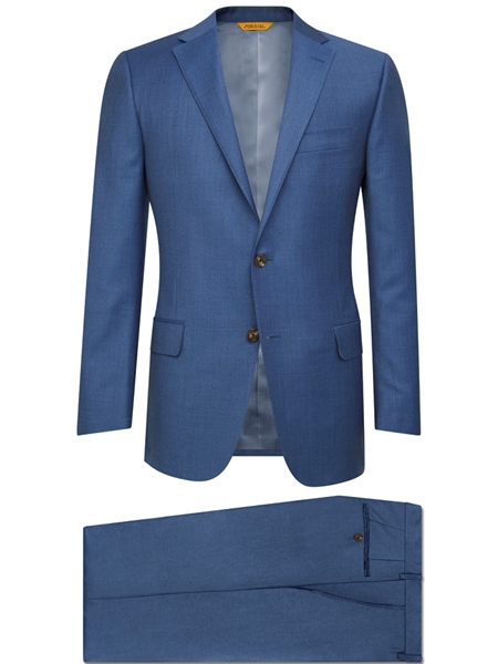 Light Blue Fully Lined Tashmanian Suit | Hickey Freeman Men's ...