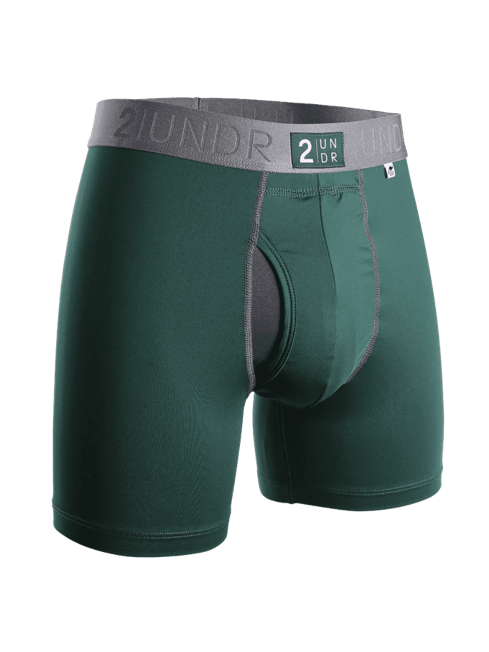 Dark Green Power Shift 6 Inch Brief Boxer 2Undr Boxer Brief Sam's Tailoring Fine Men Clothing