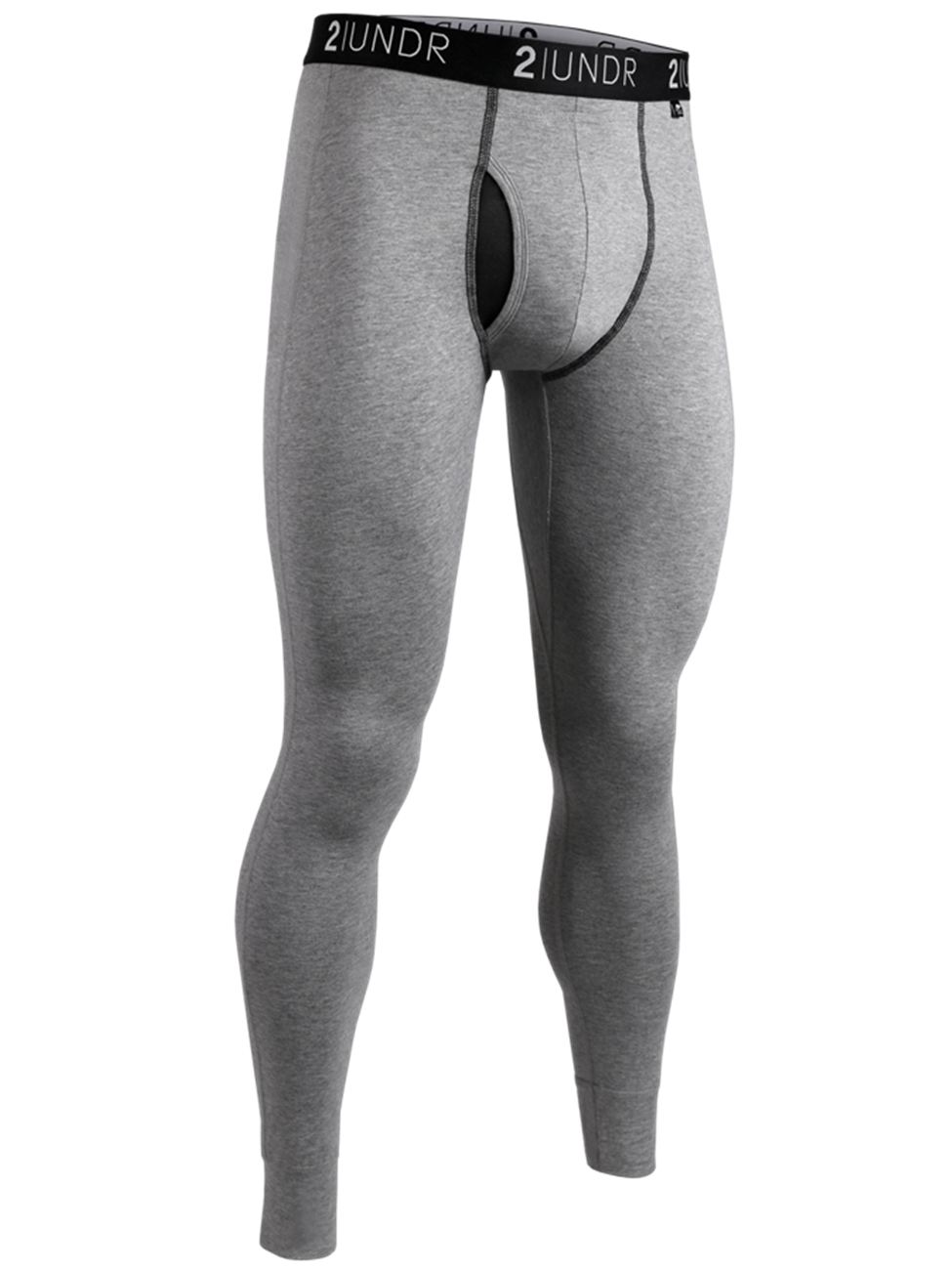 Heather Grey 4-Way Stretch Long John Underwear