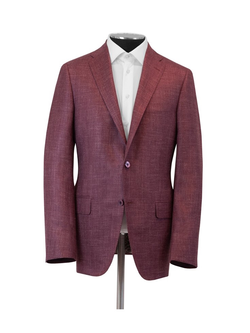 Berry Silk Cashmere Linen Fully Lined Jacket | Hickey Freeman Sport ...