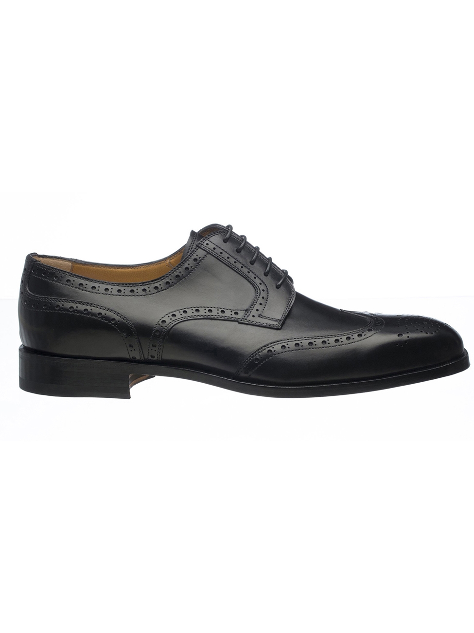 Black French Calf Leather Mens Dress Shoe | Ferrini Dress Shoes | Sam's ...