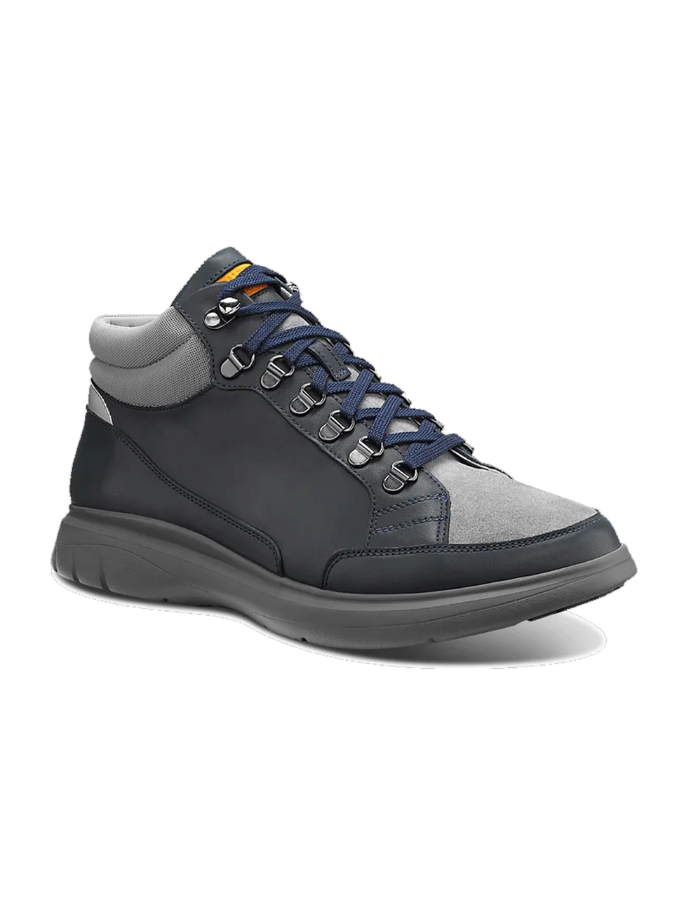 Navy Leather With Gray Suede All Terrain Walking Shoe Samuel Hubbard
