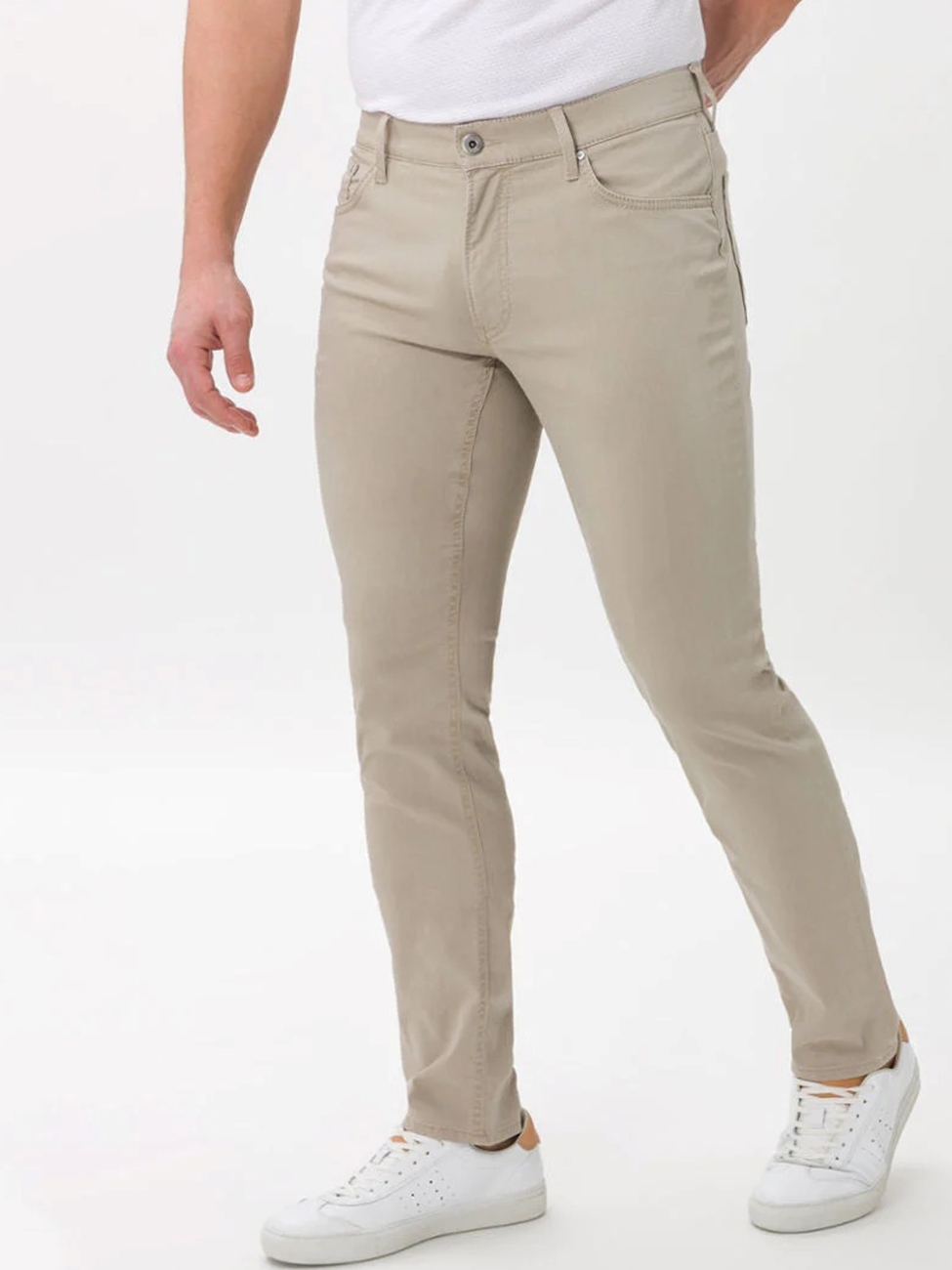 | Modern Beige Brax Tailoring Chuck Light Men\'s Fine Trousers Clothing Trouser Fit | Hi-Flex Sam\'s Men\'s