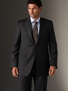 Modern Mahogany Collection Charcoal Stripe Suit A03015305010 - Sam's Tailoring Fine Men's Clothing