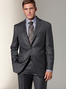 Hart Schaffner Marx Grey Plaid Suit 756326183 - Suits | Sam's Tailoring Fine Men's Clothing