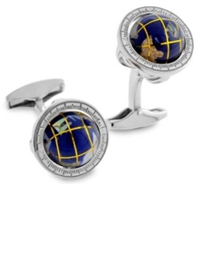 Tateossian London Cage Globe Cufflinks BTS8300 - Cufflinks | Sam's Tailoring Fine Men's Clothing