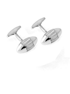 Tateossian London Silver Mother-of-pearl Bullet Cufflinks BTS9865 - Cufflinks | Sam's Tailoring Fine Men's Clothing