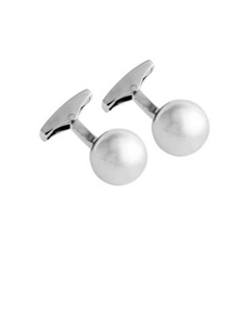 Tateossian London Silver Sphere Cufflinks BTS7619 - Cufflinks | Sam's Tailoring Fine Men's Clothing