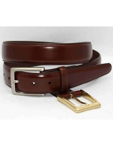 Torino Leather Honey Kipskin Belt with Double Buckle Option 55207 - Dressy Elegance Belts | Sam's Tailoring Fine Men's Clothing