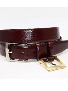 Torino Leather Cordovan Krinkle Calf Aniline Leather-55216 - Dressy Elegance Belts | Sam's Tailoring Fine Men's Clothing