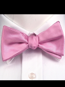 Robert Talbott Pink Classic ''to tie'' Bow 022212C-10 - Bow Ties & Sets | Sam's Tailoring Fine Men's Clothing